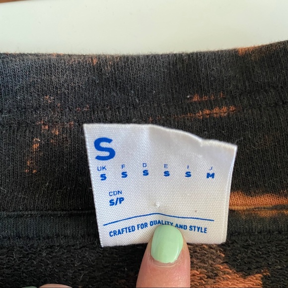 Reebok Tie Dye Vintage 90s Half Zip Oversized Sweatshirt Y2K - Picture 6 of 11